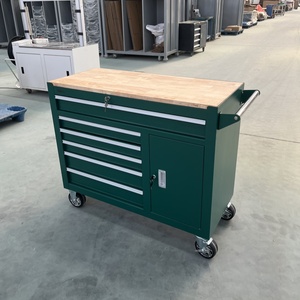 Nouvelle conception d'armoire <span class=keywords><strong>de</strong></span> rangement d'outils <span class=keywords><strong>de</strong></span> <span class=keywords><strong>garage</strong></span> en fer robuste à 6 tiroirs avec <span class=keywords><strong>porte</strong></span>, OEM/ODM disponible - Product Image 5