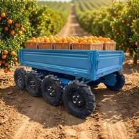 Camion benne hydraulique électrique télécommandé KN1200, capacité de charge de 1000 kg pour jardins familiaux, aménagement paysager de parcs, collecte des déchets.