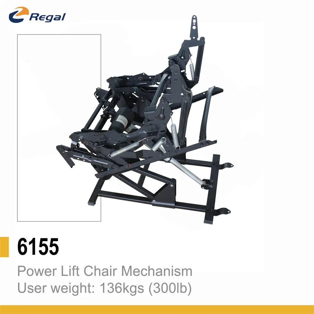 REGAL 6155 motorlu güç asansör sandalye Recliner yaşlı kanepe mekanizması bölüm çerçeve Recliner Metal mobilya kanepe çelik demir Modern