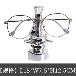 ที่วางแว่นตาเรซิ่นสีทองแบบพิเศษสำหรับร้า<span class=keywords><strong>น</strong></span>แว่นตา รูปปั้<span class=keywords><strong>น</strong></span> ของตกแต่ง งา<span class=keywords><strong>น</strong></span>ฝีมือ ของประดับตกแต่งโต๊ะทำงาน - Product Image 4