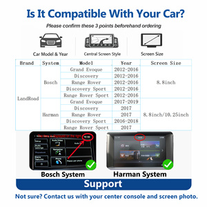 CodeLynk Android Auto Multimedia Inalámbrico Apple Carplay para Land Rover <span class=keywords><strong>Jaguar</strong></span> F-type / <span class=keywords><strong>Jaguar</strong></span> Xf / Xe Reproductor de DVD Bosch Navegación - Product Image 5