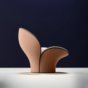 เก้าอี้พักผ่อนดีไซน์หรูสไตล์มินิมอลอิตาลี <span class=keywords><strong>BeBa</strong></span> สำหรับห้องนั่งเล่น ล็อบบี้โรงแรม ทำจากไฟเบอร์กลาสหุ้มกำมะหยี่ รูปทรงดอกไม้ - Product Image 5