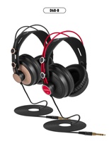 Casque de monitoring de studio haut de gamme pour ingénieur du son professionnel, certifié BSCI, avec annulation active du bruit (ANC) et câble de 2m, idéal pour le gaming.