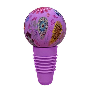 Bouchon <span class=keywords><strong>de</strong></span> bouteille <span class=keywords><strong>de</strong></span> vin en silicone souple multicolore avec logo personnalisé pour la maison et les bars, bouchon <span class=keywords><strong>de</strong></span> bouteille <span class=keywords><strong>de</strong></span> vin en silicone OEM - Product Image 2