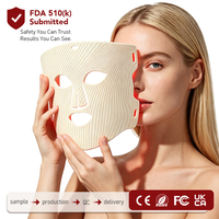 Masque facial LED de luminothérapie rouge pour les soins de la peau, les salons de beauté et l'usage domestique