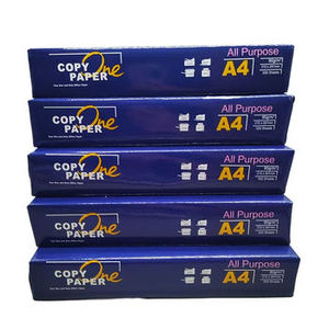 Original A4 tamaño 70GSM 75GSM papel Bond blanco 80G RIM papel multiusos Original para impresión y copia a la venta - Product Image 1
