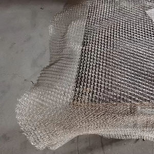 レストラン小売産業用ガス液体フィルターメッシュデミスター用304ステンレス鋼ニットワイヤーメッシュ - Product Image 6