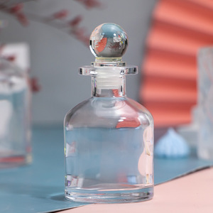 Bán Hot Vòng 50 100 150 200ml sậy khuếch tán chai thủy tinh với cap - Product Image 1