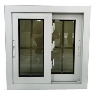新设计塑料推拉窗制造商房屋滑动拉起塑料推拉窗
