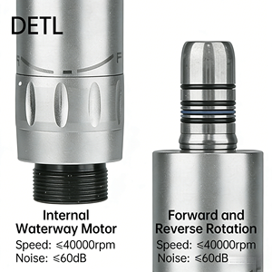 Manipolo Dentale Elettrico ad Alta Velocità AM2 DETL con Micro Motore in Metallo M4 a 4 Fori e Canale Interno per Acqua, ad Alte Prestazioni - Product Image 4