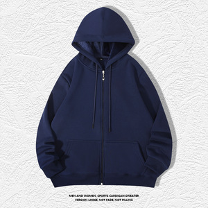 <span class=keywords><strong>Nuove</strong></span> Felpe e Maglioni Oversize da Uomo 2024 in Cotone Unisex con Logo Personalizzato Ricamato e Zip Taglia Extra Large - Product Image 6