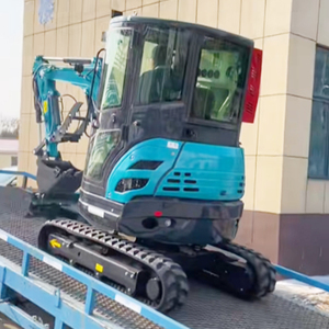 Mini-excavatrice compacte de haute qualité en gros avec cabine fermée, certifiée CE, pour travaux agricoles et de construction - Product Image 3