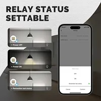 MOES Serie Star Ring Mini Interruptor Inteligente Tuya WiFi/Zigbee Módulo DIY Interruptor de Luz 1/2 Gang Control Remoto Compatible con Alexa Google Home