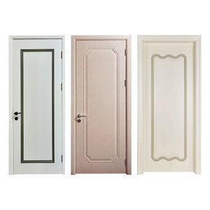 B1109 Design semplice per porta a battente, porta interna in legno massello insonorizzata in stile giapponese, direttamente dalla fabbrica. - Product Image 3