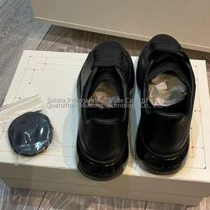 Zapatos Blancos Modernos para Primavera y Otoño, Suela Gruesa, Forro de Cuero, Zapatos Casuales de Diseñador - Product Image 6