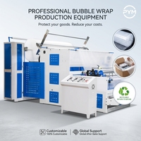 Máquina Automática de Coextrusión de Película de Burbujas de PE de 3 Capas, Línea de Extrusión de Película Fundida con Ancho de 1000 mm