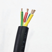 Venta al por mayor cobre 2 3 4 5 Core Cable eléctrico Cable multinúcleo RVV 0,75 1 1,5 4 6 mm H05vvf Cables de cable de alimentación