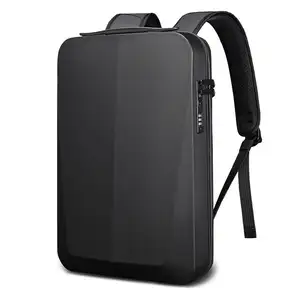 Wholesale OEM ODM Waterproof USB Luggage Business Plastic Hard Shell Computer Backpack