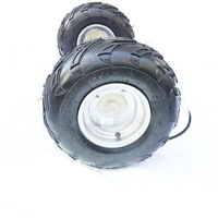 Ensemble d'essieu arrière complet en aluminium de 85 cm, frein à disque à bride 4 trous, roues de 7 pouces, pièces de modification pour kart, VTT, quad, buggy DIY