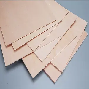 Laser Cut Plywood Wholesale 1mm 1.5mm 3mm Laser Cut Plywood Basswood Plywood