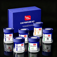 Kit de parfum pour voiture Biaobang, désodorisant, huile essentielle naturelle de plante française, longue durée, 45 jours
