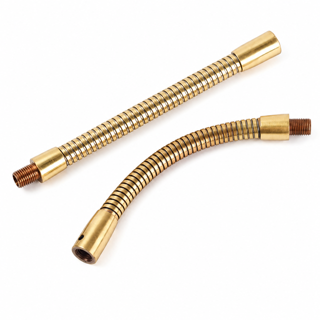 Custom Brass Stainless Steel Flexible Gooseneck Tube High Temperature Corrosion Resistant Microphone Stand Medical Equipment