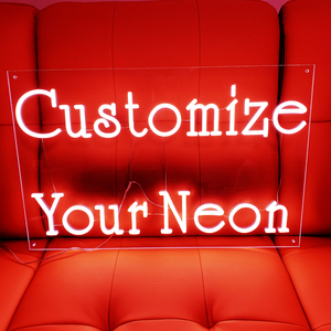 Lumières néon LED et enseignes néon personnalisées gratuites. Enseignes néon LED personnalisées disponibles pour usage commercial, fêtes d'anniversaire et maison. - Product Image 5