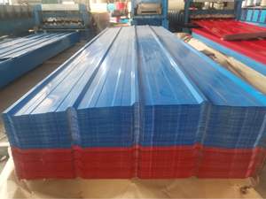 Gran oferta, el más barato, <span class=keywords><strong>PPGI</strong></span>, corrugado, con revestimiento de Color azul, ondulado galvanizado, chapa de acero corrugado de 0,45mm - Product Image 3