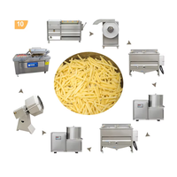 Meilleure vente de ligne de production automatique de frites et chips de pommes de terre surgelées et de ligne de production de frites congelées
