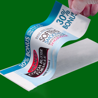 Étiquette de bouteille en papier synthétique imperméable adhésive ronde personnalisée, impression d'autocollant d'étiquette de logo en rouleau