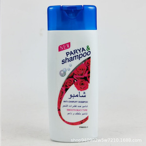 Champú Anticaspa con Esencia Vegetal para Control <span class=keywords><strong>de</strong></span> Grasa, Inglés/Árabe, 100ml, Tapa Azul, Botella Blanca, Venta al por Mayor, Suministro Directo <span class=keywords><strong>de</strong></span> Fábrica - Product Image 6