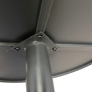 Bàn ăn tròn màu đen hiện đại cho nhà & nhà hàng trong nhà được sản xuất với phong cách Bảng gỗ - Product Image 4