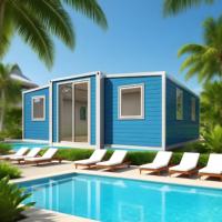 Pliant Pliant Pliable Préfabriqué Pologne Bateau Casa Prefabricada Modulaire Extensible À Faible Coût Kit De Conteneur D'expédition Modulaire Maison