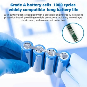 공장 도매 배터리 리튬 18650 배터리 3000mAh 3.7V 고용량 충전식 리튬 이온 배터리 팩 - Product Image 5