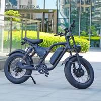 Bicicleta de Montaña Eléctrica con Cuadro de Aluminio y Suspensión Trasera, Neumáticos Anchos, 750W/1500W, para Adultos
