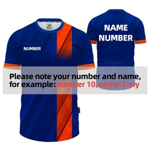 Guangzhou produce quick dry 100% Polyter authentic cheap football jerseys - Product Image 4