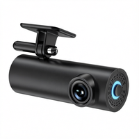 Caméra de tableau de bord compacte CPT DVR 2K pour voiture, 1296P HD, contrôle mobile WiFi, objectif unique, enregistrement en boucle automatique, boîte noire 12V, 150-180°