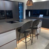 Divers tabouret de Bar de luxe en velours gris de bonne qualité pour la cuisine