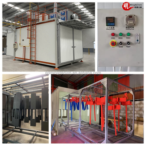 Hướng dẫn sử dụng bột lớp phủ Dòng công nghiệp bột lớp phủ phun hệ thống một trạm phun gian hàng + Súng phun + Chữa lò - Product Image 6