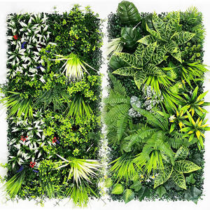 ألواح جدارية خضراء صناعية على ألواح جدارية خضراء صناعية لديكور النباتات الاصطناعية - Product Image 1