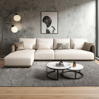 Ensemble de canapés modernes italiens design en métal pour salons d'angle, canapé, mobilier de bureau nordique pour salon et hôtel
