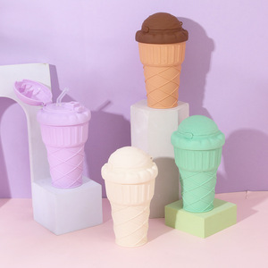 Yafchi Ice Cream Cup Reusable Plastic Drinkware For Outdoor Use Gift - Product Image 3