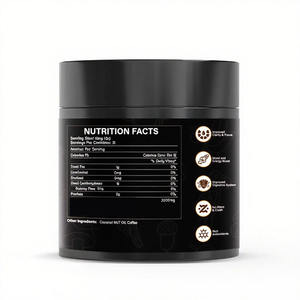 OEM 유기농 무설탕 인스턴트 블렌드 아라비카 커피 파우더 구강 액체 비타민 개인 라벨 버섯 커피 파우더 - Product Image 2