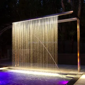 High Quality Modern Customized Water Feature Outdoor Digital Water Curtain