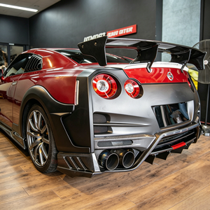 Nuevo Alerón Trasero de Fibra de Carbono Seca Estilo ZHONGHONG Top Secret 1.ª Generación para Nissan GT-R R35 2008-2019 - Product Image 2