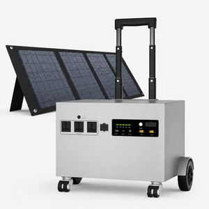 เครื่องกำเนิดไฟฟ้าพลังงานแสงอาทิตย์แบบพกพา 1200W 2000W ชาร์จเร็วพิเศษ พร้อมแบตเตอรี่ลิเธียม สำหรับชาร์จรถยนต์ คลื่นไซน์บริสุทธิ์ ขายส่ง - Product Image 2