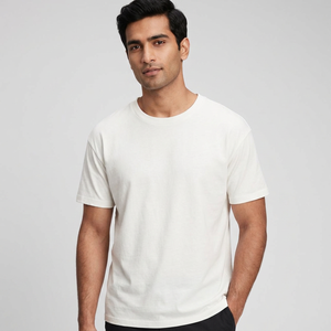 เสื้อยืดออกกำลังกายผู้ชายไซส์ใหญ่รุ่นใหม่ ผ้าคอตตอน 95% ผสมอีลาสเทน 5% ระบายอากาศดี แบบเรียบ ไม่มีลาย สำหรับใส่เล่นกีฬา รับผลิตแบรนด์ส่วนตัว - Product Image 1