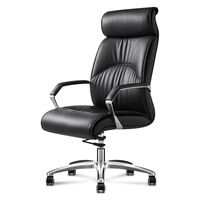 Chaise de bureau en cuir de PDG de luxe maison hôpital hôtel école patron directeur personnel exécutif chaise de bureau