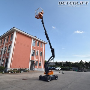 4x4x4 JLG <span class=keywords><strong>Genie</strong></span> 21m 32m 38m Elevador telescópico portátil hidráulico diesel do crescimento do mini elevador elétrico para a construção - Product Image 4
