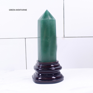 Tour de cristal prisme baguette 10*3cm hexagone décoration de la maison Reiki Chakra à facettes <span class=keywords><strong>amour</strong></span> naturel pour la méditation et la guérison 250g - Product Image 4